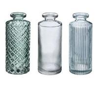 Atmosphera - Set de 3 soliflores - Verre - Vert