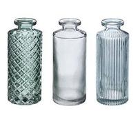 Atmosphera - Set de 3 soliflores - Verre - Vert