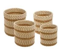 Atmosphera Panier de rangement en jute rond - Beige