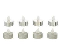 Lot de 8 Bougies LED Colorama - Argent
