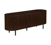 Atmosphera Créateur d'intérieur - Meuble TV 2 Portes "Alcôve" 140cm Marron