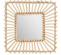 Atmosphera - Miroir - rotin 40x40 cm
