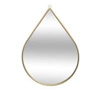 Atmosphera Créateur d'intérieur - Miroir Mural en Métal Goutte 29cm Or