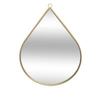 Atmosphera Créateur d'intérieur - Miroir Mural en Métal Goutte 39cm Or