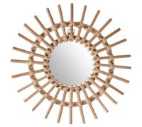 Atmosphera Créateur d'intérieur - Miroir Mural Rotin 30cm Naturel