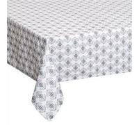 Atmosphera - Nappe anti-tache Hindi à motifs 140x240 cm Gris