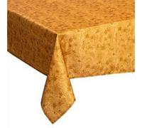 Atmosphera Créateur d'intérieur - Nappe Antitache à Motifs "Tropikal" 140x240cm Ocre Ocre G