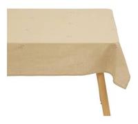 Atmosphera Créateur d'intérieur - Nappe Brodé en Coton "Joy" 150x250cm Beige Beige