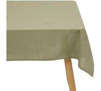 Nappe Brodé en Coton Joy 150x250cm Kaki