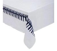 Nappe Déco Brodée 150x300cm Blanc