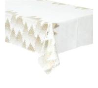 Nappe Imprimée Sapin Colorama 140x360cm Blanc & Or