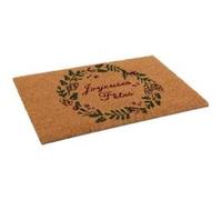 Paillasson en Coco Joyeuses Fêtes 40x60cm Marron