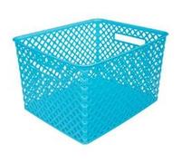 Panier de rangement rectangulaire - Bleu