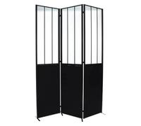 Atmosphera Créateur d'intérieur - Paravent Design en Verre Arme 121x170cm Noir