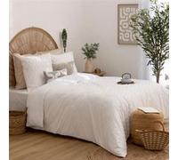 Atmosphera Créateur d'intérieur - Parure de Lit Jacquard 3 Pièces "Edie" 240x220cm Blanc Blanc G