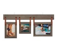 Atmosphera Créateur d'intérieur - Pêle-Mêle 3 Photos en Bois "Travel" 57cm Naturel Naturel G