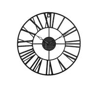 Atmosphera - Horloge Vintage Noire - métal D37 cm