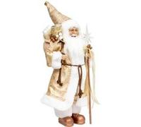 Atmosphera Créateur d'intérieur - Père Noël Déco "Golden" 45cm Doré Or