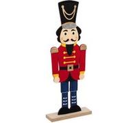 Personnage Feutrine Casse Noisette 41cm Rouge
