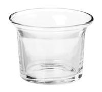 Atmosphera Créateur d'intérieur - Photophore en Verre "Évasé" 5cm Transparent