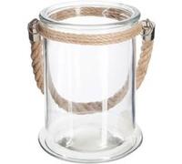 Atmosphera - Photophore Lena - verre - H17 cm