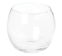 Atmosphera Créateur d'intérieur - Photophore en Verre "Rond" 7cm Transparent