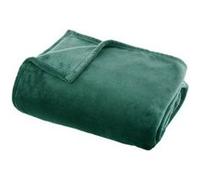Plaid Doux Uni Flanel 125x150cm Vert