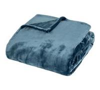 Plaid en Flanelle Cuddly 180x230cm Bleu Égéen