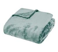 Plaid en Flanelle Cuddly 180x230cm Bleu Givré