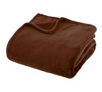 Atmosphera - Plaid Flanelle ollis Marron Tonka 230x180cm