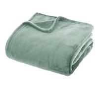 Atmosphera - Plaid Flanelle ollis Vert céladon 230x180cm
