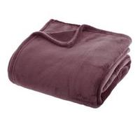 Plaid en Flanelle Uni Ollis 180x230cm Violet