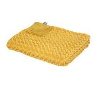 Plaid Imitation Fourrure Bou 180x230cm Ocre