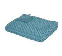 Atmosphera - Plaid Fausse Fourrure bou Bleu Orage 180x230 cm