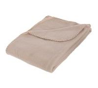 Atmosphera - Plaid Polaire - Polaire - Beige - 125x150 cm