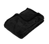 Atmosphera Créateur d'intérieur - Plaid Polaire Microfibre 125x150cm Noir