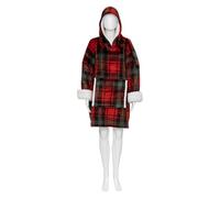 Atmosphera Créateur d'intérieur - Plaid Sweat Tartan "Flan" 85x118cm Rouge