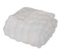 Atmosphera - Plaid Fausse Fourrure 3D zephy Blanc 230x180cm