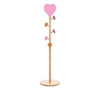 ATMOSPHERA CREATEUR D'INTERIEUR Porte-manteau pour enfant Cœurs Solea Beige H.135 cm.