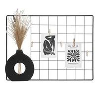 Atmosphera Créateur d'intérieur - Porte Photo Mural en Métal "Aaron" 55cm Noir Noir G