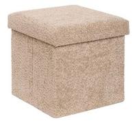 Atmosphera Créateur d'intérieur - Pouf Coffre Pliable "Soana" 38cm Taupe Marron G