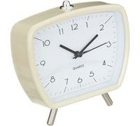 Atmosphera Créateur d'intérieur - Réveil Rétro Design "Cathy" 14cm Ivoire Beige G