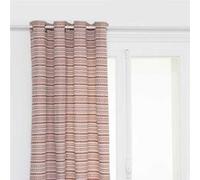 Rideau à Œillets Jacquard Micah 130x260cm Terracotta