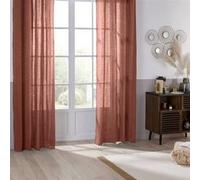 Atmosphera Créateur d'intérieur - Rideau à Œillets Linah 130x260cm Terracotta G