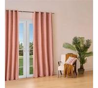 Rideau Isolant Effet Laine Kys 140x260cm Ambre