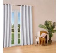 Rideau Isolant Effet Laine Kys 140x260cm Bleu Minéral