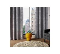 Atmosphera Créateur d'intérieur - Rideau Tamisant "Lilou" 140x260cm Gris Foncé