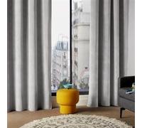Atmosphera – Rideau à œillets Lilou – Tamisant 140x260 cm Gris clair