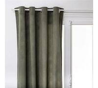 Atmosphera - Rideau Lilou - tamisant - vert kaki - 140x260 cm