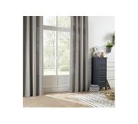 Atmosphera Créateur d'intérieur - Rideau Uni "Leon" 140x260cm Gris